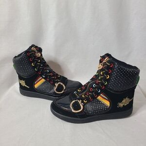 Apple Bottoms high top sneakers-Y2K- Womens size 8- Rare